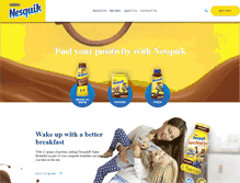 Tablet Screenshot of nesquik.com